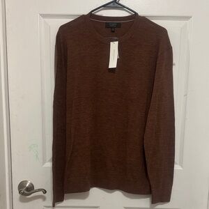 Banana Republic Men's Rich Brown Crewneck Sweater